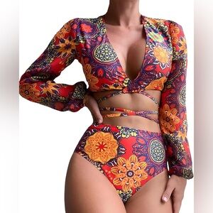 Vibrant Multicolor Women's Swimwear
